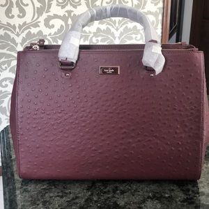 Kate Spade Bristol Drive ostrich large purse